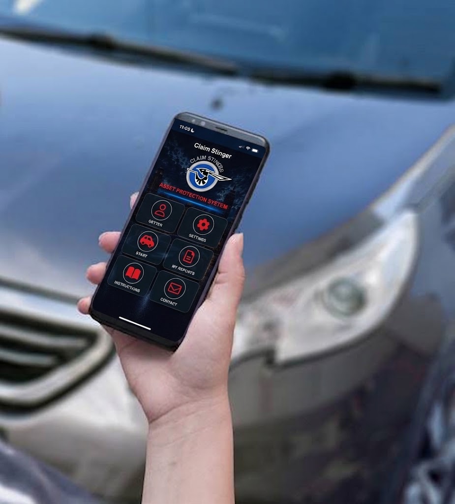 Ding App on Car phone