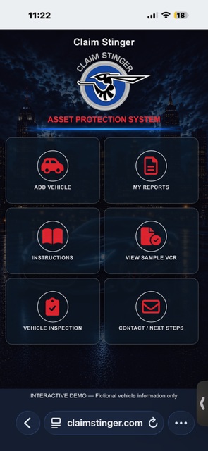 Ding App on Car phone